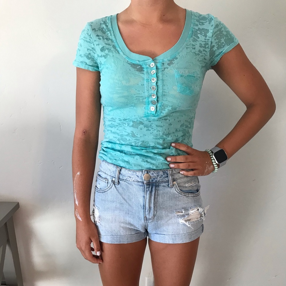 MINT CAMO SHIRT